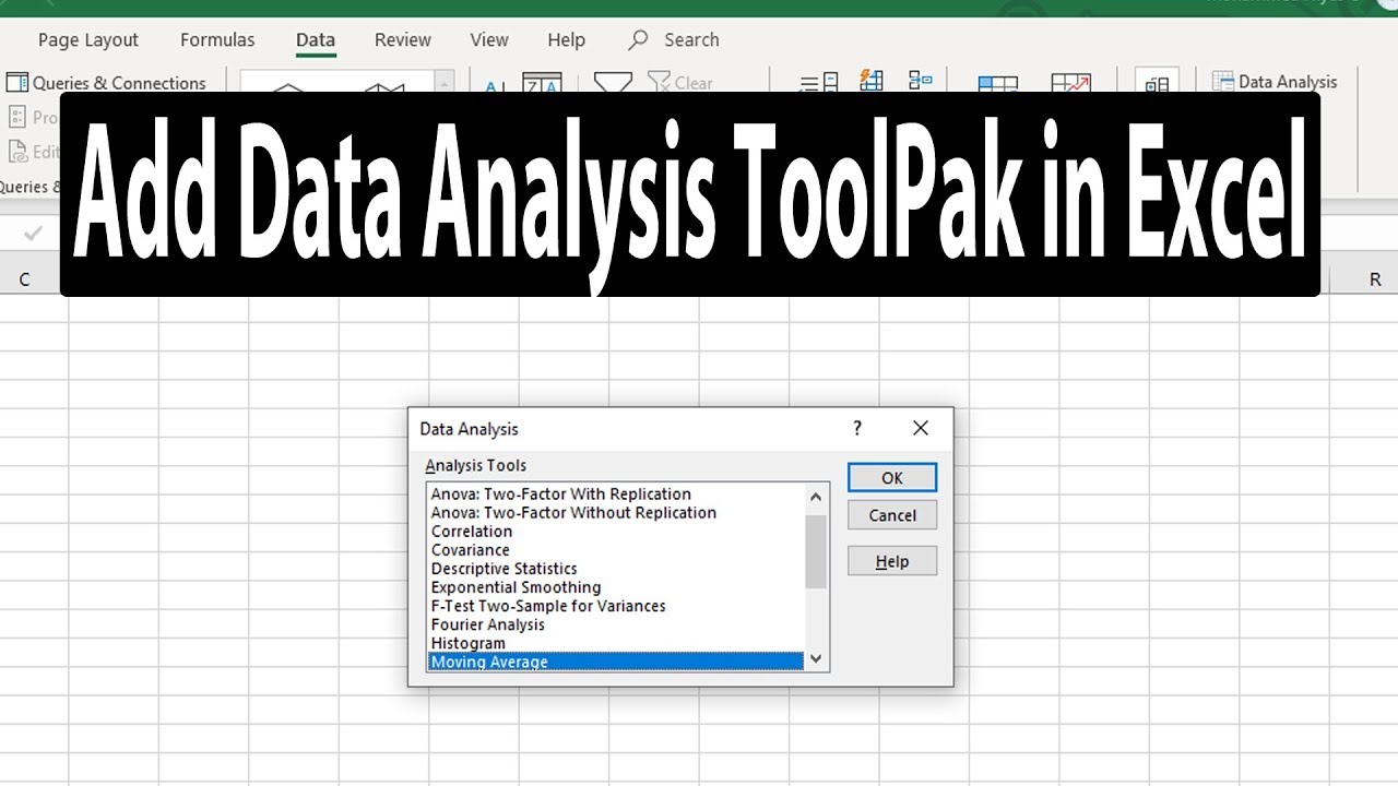 Download data analysis toolpak excel machine